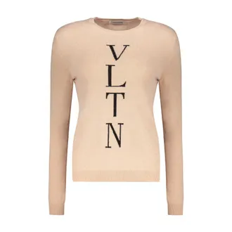 Valentino WomenS Light Pink Wool Sweater, Size 44