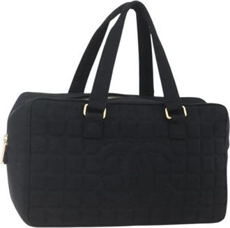 Chanel Pre-owned Handbags, female, Black, Size: ONE SIZE Pre-owned Vintage Handbag