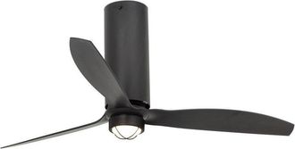 Netlighting Tube LED Matt Black Ceiling with DC Motor Smart Remote Included 3000K