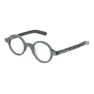 Valentino Ladies Black Round Eyeglass Frames VLX-185 C