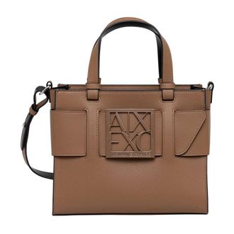 A|X Armani Exchange Bolso Shopper - Bags - Mujer - Marr&oacute;n - ONE SIZE
