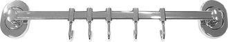 Trade Shop Trade Shop - Supporto Appendino 5 Ganci Esy69193 40x7x4cm Asciugamano Accappatoio Bagno