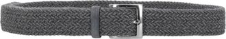 Orciani Geweven wollen riem - Heren - Accessoires - Blauw - Maat: 95 CM Wol