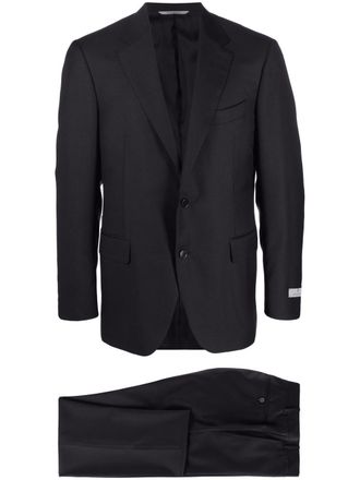 Canali single-breasted two-piece suit - Blue