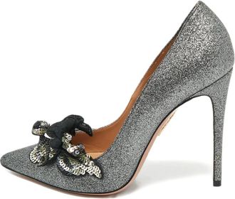 Aquazzura Pumps Poison con glitter - Grigio