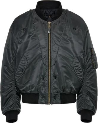 Maison Margiela Omkeerbaar Bomberjack - Heren - Bomber jackets - Grijs - L - Katoen - Jassen