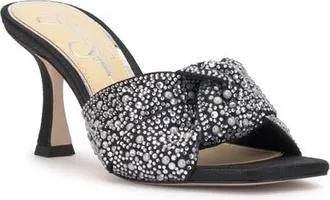 Jessica Simpson Evirra Slide Sandal in Black 01 at Nordstrom, Size 8.5