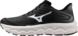 Mizuno Mens Wave Horizon 8 Running Shoes In Black White