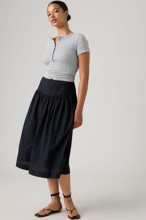 Levi's Gonna midi Brionna - Donna - M - Nero / Anthracite Night Cotton
