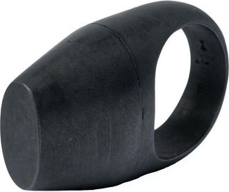 Parts Of Four Geo sterling-silver ring - unisex - Oxidised Sterling Silver - 10 - Black