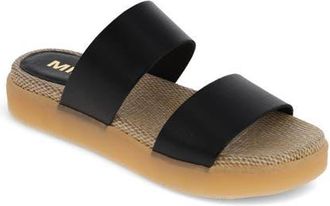Mia Saige U Platform Sandal in Black at Nordstrom, Size 8.5