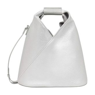 Maison Margiela Tassen, Dames, Grijs, ONE Size, Katoen, Japanese Crossbody Tas