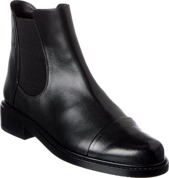Stuart Weitzman Gobi Bootie Black S6668-BLK Womens