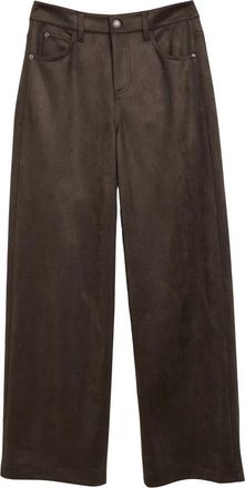 Comma Wijde Pijpen Broek - Dames - Wijde Broeken - Bruin - L - Broeken