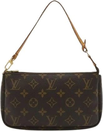 Louis Vuitton Pre-owned Shoulder Bags, female, Brown, Size: ONE SIZE Pre-owned Monogram Handbag
