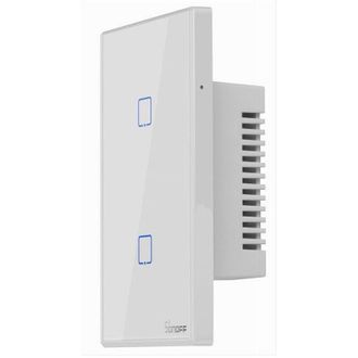 Trade Shop Trade Shop - Interruttore Sonoff Smart 2 Canale Controller Wifi Placca Touch Domotica T2us2c