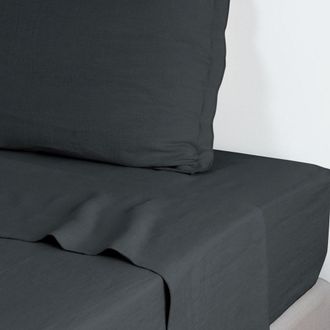 Febronie Sábana encimera lino gris pizarra 240x300