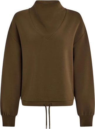 Varley Betsy sweater met trechterhals - Bruin