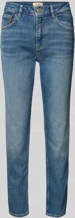 Mos Mosh Slim Fit Jeans mit Eingrifftaschen Modell Asya Jentra in Dunkelblau, Gr&ouml;&szlig;e 26