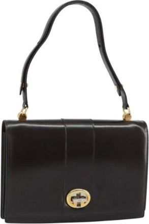Gucci Pre-owned Shoulder Bags, female, Brown, Size: ONE SIZE Pre-owned Leather Shoulder Bag