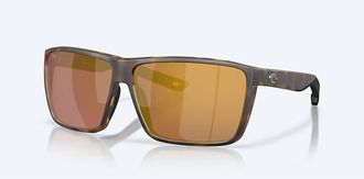 Costa Unisex Rincon Ii Polarized Sunglasses In Matte Tortoise Gold Mirror