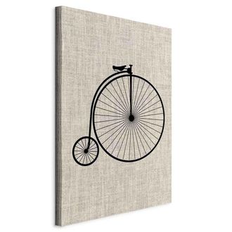 Artgeist Imagen - Bicicleta Vintage (de Una Pieza) Vertical