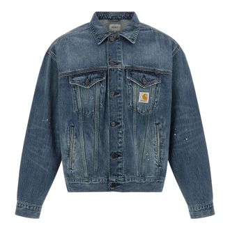 Carhartt Work in Progress Carhartt Wip, Denim Jackets, male, Blue, Size: L Denim Jackets