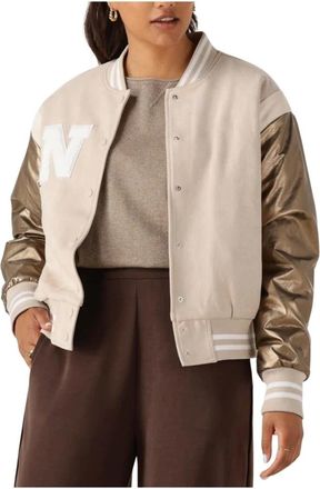 Nukus Nukus, Jassen, Dames, Beige, S, Taupe Gent Jacket voor dames