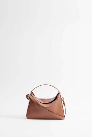 Aesther Ekme Womens Soft Baguette Crossbody Bag In Brown