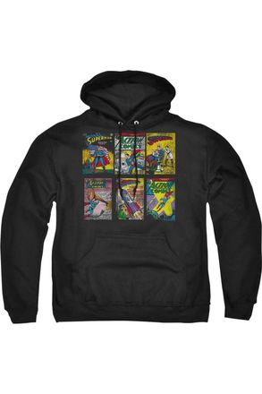 Gildan Superman Covers Adult Pull Over Hoodie / Hooded Sweatshirt