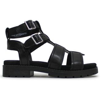 Clarks Orinoco Cove Leather Womens Comfort Sandals - Black - Size:UK 6.5