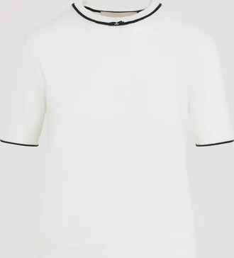 Valentino gebreid wollen T-shirt