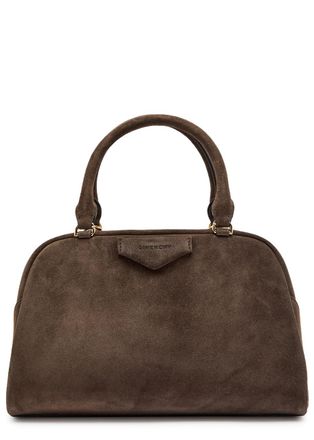 Givenchy Antigona East-west Medium Suede top Handle bag - Brown - One Size