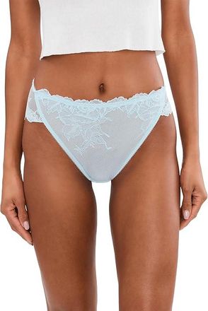 Wacoal Vivid Attraction Hi-Cut Brief Womens Underwear Soft Sky : SM, Elastane/Nylon