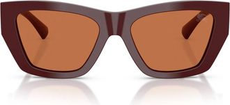 Burberry unisex, Accessoires, Rood, Maat: 54 MM Nylon