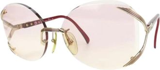 Dior Pre-owned Accessories, female, Red, Size: ONE SIZE Pre-owned Vintage Sunglasses