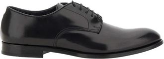 Doucal's Italiaanse leren derby schoenen - Heren - Nette schoenen - Zwart - 40 EU - Leer - Schoenen