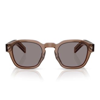 Prada Sunglasses Pra16 S 28 I03 D Transparent Clay/Grey Unisex