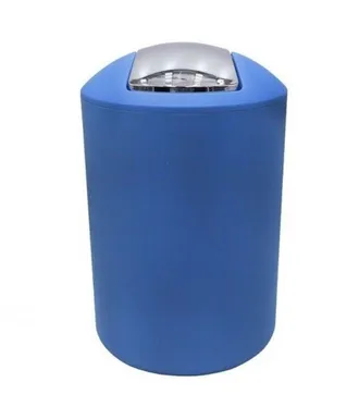 Trade Shop Trade Shop - Cubo De Basura Cubo De Basura Accesorio De Ba&ntilde;o Azul 69905