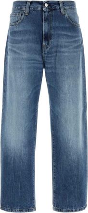 Carhartt Work in Progress Blue Loose Mid Rise Jeans