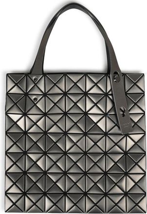 Bao Bao Issey Miyake Silver Platinum Polyester Tote Bag