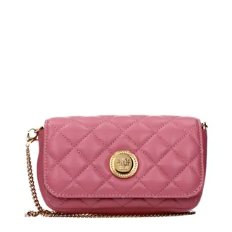 Versace Pink Leather Crossbody Womens Bag