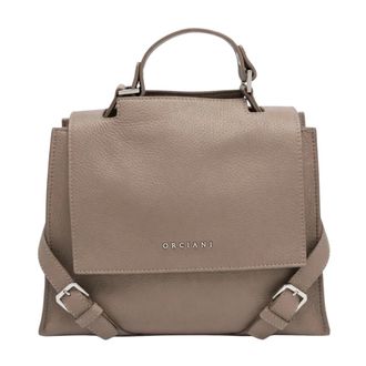 Orciani Handtas - Dames - Tassen - Beige - Maat: ONE Size
