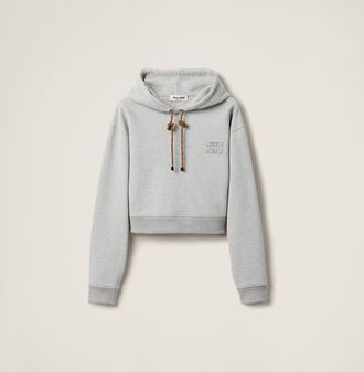Miu Miu Cotton fleece sweatshirt
