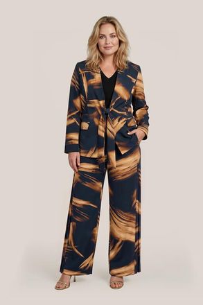 Mart Visser Aiden Print Broek Zwart / Goud Maxi