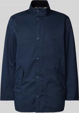 Barbour Jacke mit Pattentaschen Modell City Celsea in Marine, Gr&ouml;&szlig;e L