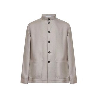 Tagliatore Light Jackets, male, Gray, Size: 2XL Single-breasted Blazer