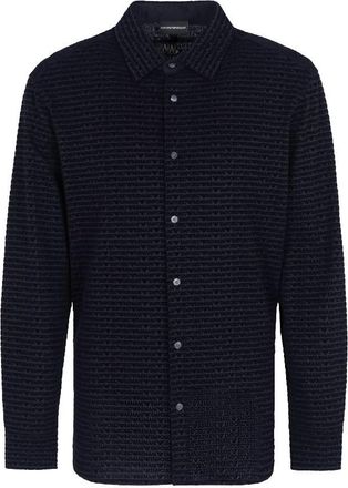 Emporio Armani Asv Lyocell Blend Jersey Shirt, Size X-Large