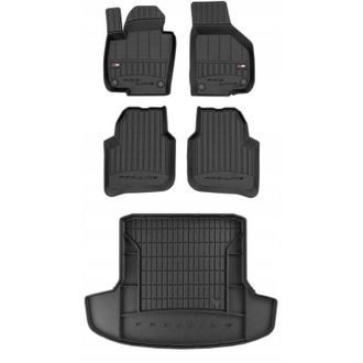 OEM Set Alfombrillas Goma 3d Skoda Superb 2 Kombi 2009-2015 Zw