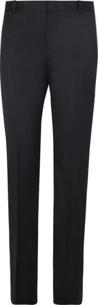 Alexander McQueen Elegante Slim-fit Broeken - Heren - Slim Fit Broeken - Zwart - M - Wol - Broeken